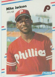 1988 Fleer Baseball Cards      306     Mike Jackson RC*